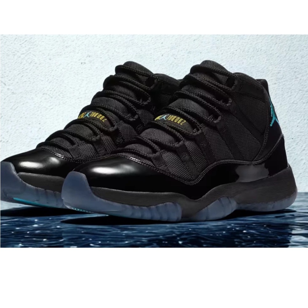 New size 12 Jordan Gamma Black High-Top Men's Sneakers